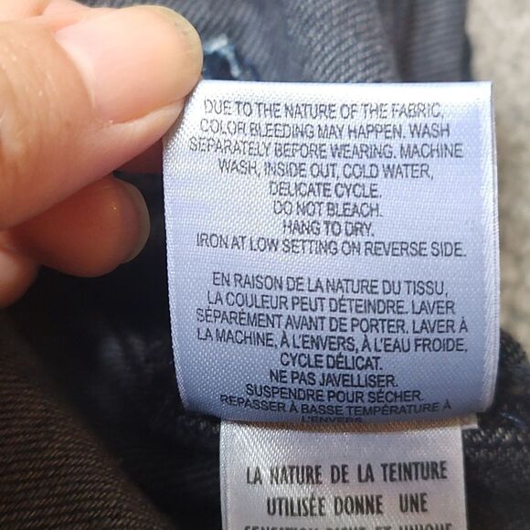 New With Tags Reitmans Size 32 Straight Leg Mid-Rise Utility Dark Denim‎ Jeans - Picture 14 of 16